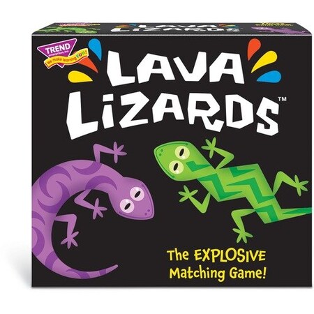 Trend Enterprises Game, Card, Lava Lizard, Matching, 1-4 Players, Ages 4+, Multi TEPT20002
